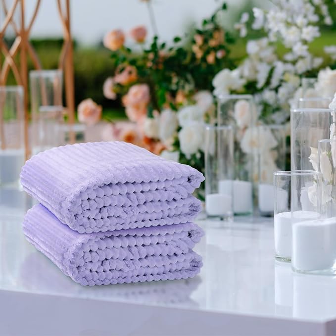 Buryeah 6 Pcs Flannel Throw Blanket Bulk 50 x 60 in Sleepover Blanket Outdoor - Image 6
