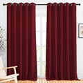 NICETOWN Burgundy Red 102 inch Curtains by NICETOWN
