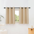 NICETOWN Beige Room Darkening Curtains Blackout 30 inch Curtains by NICETOWN