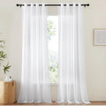 NICETOWN White Sheer 102 inch Curtains by NICETOWN