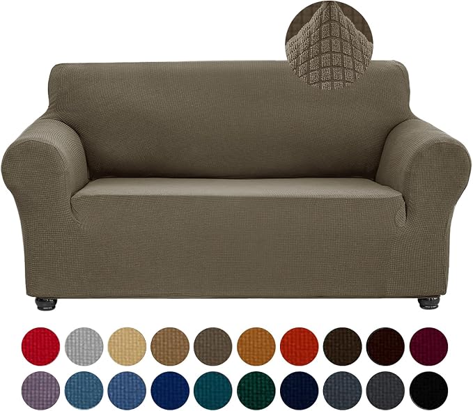 Joccun Stretch Loveseat Couch Cover Slipcover, 1-Piece Sofa Cover by Joccun