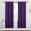 NICETOWN Royal Purple Blackout Curtains 78 inches Length by NICETOWN