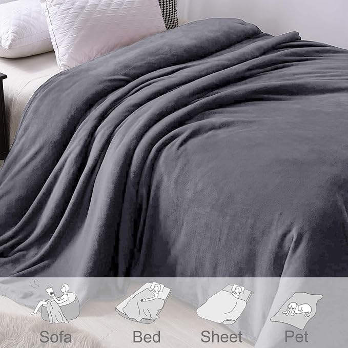 Exclusivo Mezcla Fleece Blanket Cal King Size - Image 5