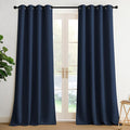 NICETOWN Navy Blue Blackout Draperies Heat Insulated Curtain 95 inch by NICETOWN