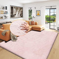 ORINOVA Shag Rug 6x9 Area Rugs for Living Room Pink Fuzzy Washable Faux Rabbit by ORINOVA
