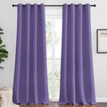 NICETOWN Lilac Purple Blackout Curtains 108" Long, 2 Pieces by NICETOWN