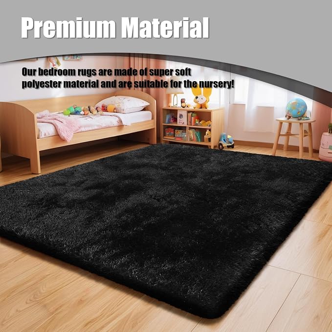 Ultra Soft Fluffy Area Rugs for Bedroom Living Room 10x12, Nursery Rug - Image 7