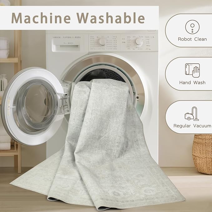 Washable Rugs 8x10 Area Rugs for Living Room, Dining Room- Large Ultra Soft - Image 4