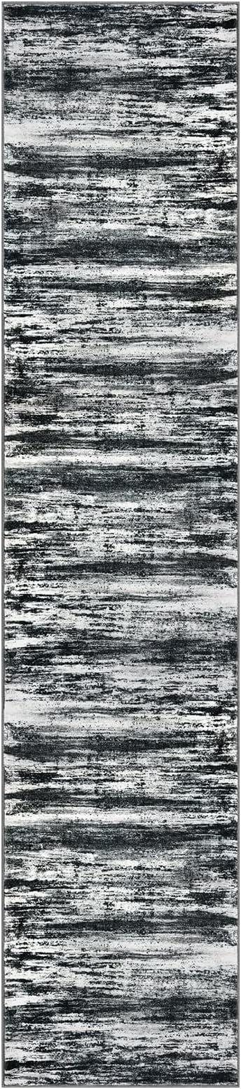 KOZYFLY Modern Abstract Washable Rug Runner 2.6x12 Hallway Rug Runner Non-Slip - Image 8