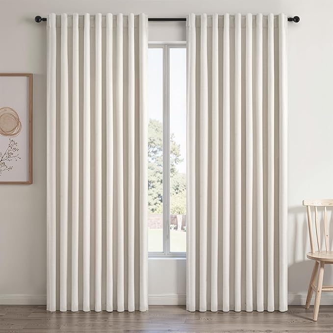 Extra Wide Total Blackout 96 Inch Curtains 70 Inches Wide - Image 7
