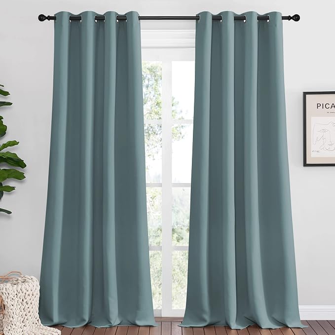 NICETOWN Modern Blackout Curtains Noise Reducing, Thermal Insulated and Privacy by NICETOWN