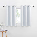 NICETOWN Greyish White Kitchen Curtain Panels by NICETOWN