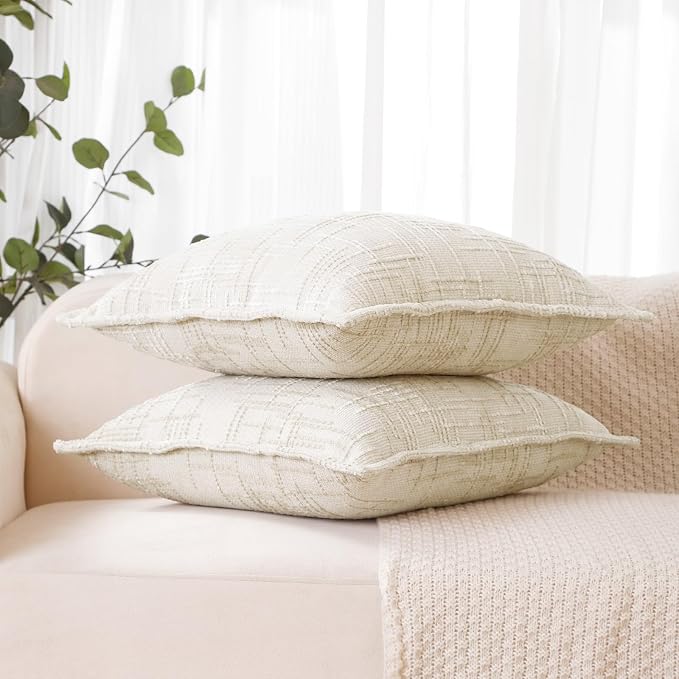 HPUK Fall Chenille Soft Throw Pillow Covers 18x18 Set of 2, Accent Cushion - Image 4