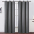 LEMOMO Grey Thermal Blackout Curtains/38 x 84 Inch/Set of 2 Panels Room by Lemomo