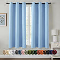 MIULEE Sky Blue Blackout Curtains by MIULEE
