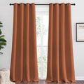 NICETOWN Halloween Burnt Orange Blackout Curtains by NICETOWN