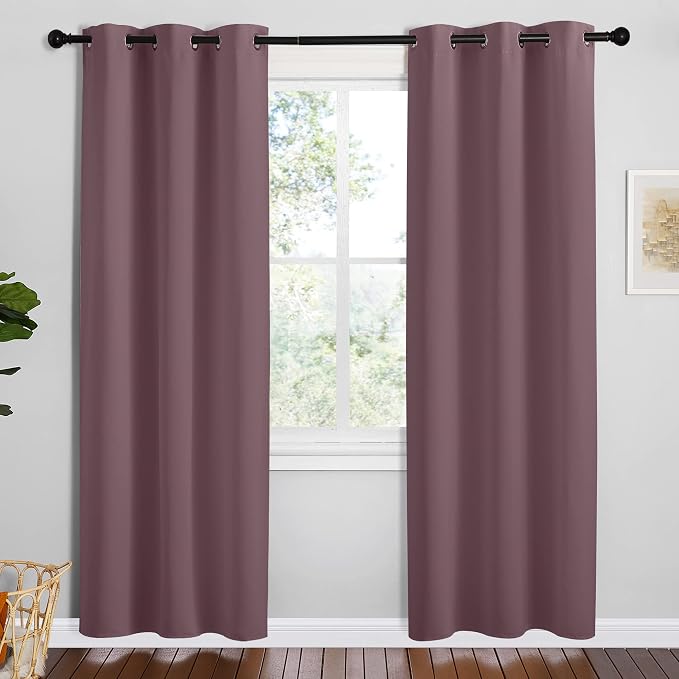 NICETOWN Dry Rose Room Darkening Curtains by NICETOWN