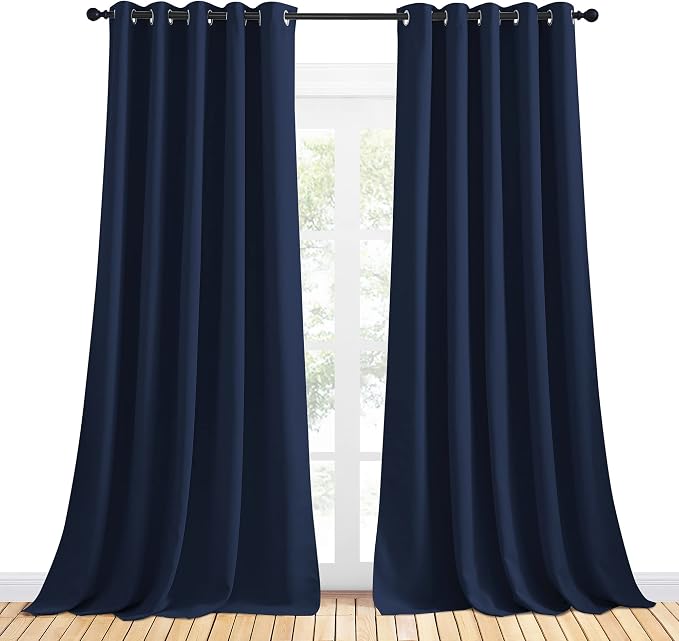 NICETOWN Blackout Draperies Curtains, All Season Thermal Insulated Solid - Image 2