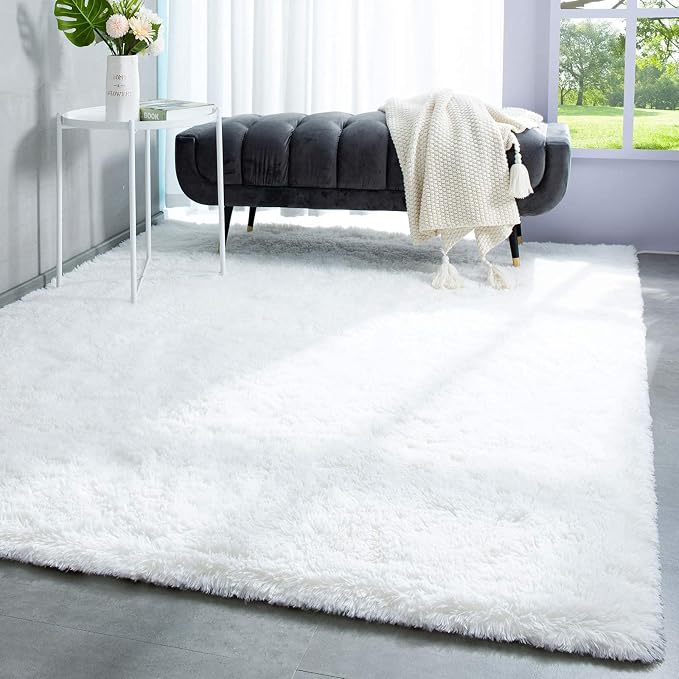 TWINNIS Super Soft Shaggy Rugs Fluffy Carpets 3x5 Feet, Indoor Modern Plush - Image 8