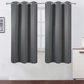 LEMOMO Frost Grey Thermal Blackout Curtains/38 x 63 Inch/Set of 2 Panels Room by Lemomo