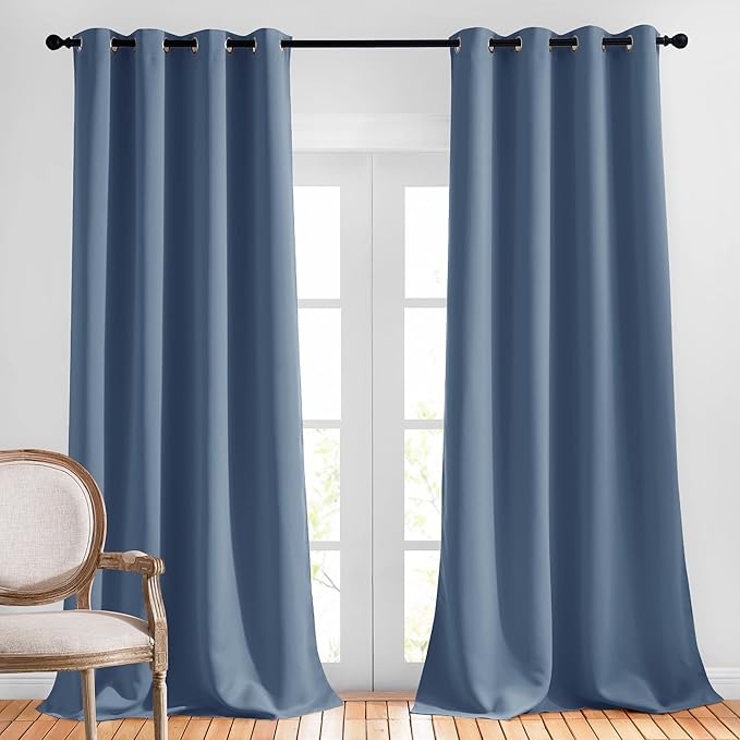 NICETOWN Light Blocking Curtains and Drapes Extra Long 120" by NICETOWN
