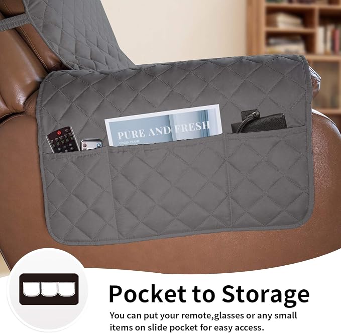 Easy-Going Oversized Recliner Cover Reversible Couch Cover Sofa Cover - Image 3