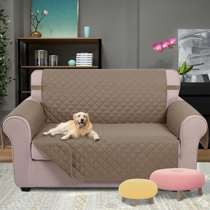 U-NICE HOME Loveseat Sofa Cover Reversible Couch Covers - Image 2
