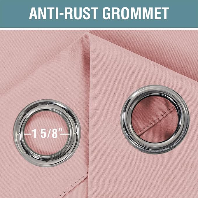 H.VERSAILTEX Blackout Curtain for Living Room Small Window Kitchen Blackout - Image 5