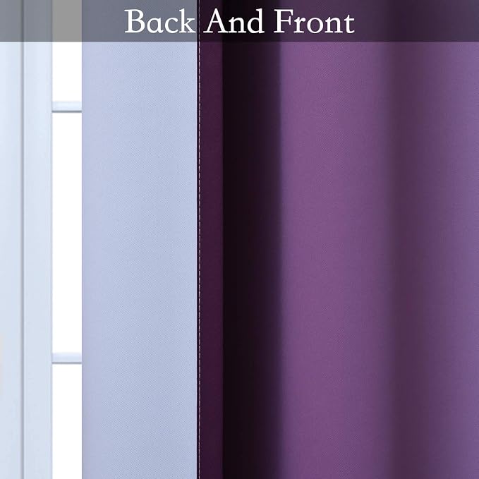 SimpleHome Ombre Room Darkening Curtains - Image 4