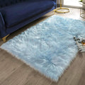 Ashler faux fur rug, Fluffy Shaggy Area Rug Ultra Soft 3 x 5 Feet Rectangle Fur by AshlerHomeDeco