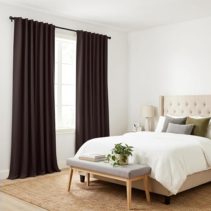 PONY DANCE Black Out Curtains for Bedroom Window, Room Darkening 96 inch - Image 8