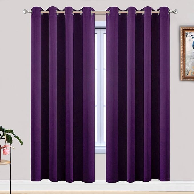 Yakamok Purple Blackout Curtains by Yakamok