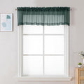 Chyhomenyc Sheer Valances for Windows 2 Pack, Small Window Curtains for Living by Chyhomenyc
