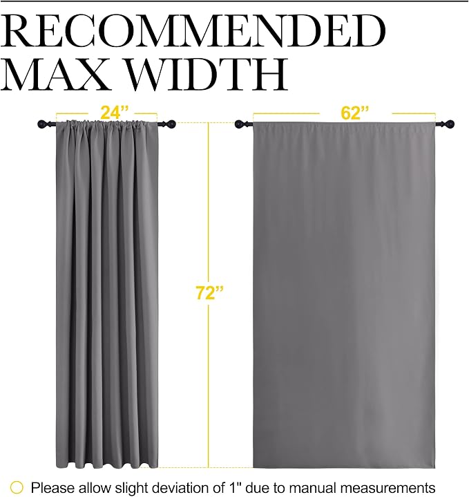 NICETOWN Blackout Curtain Panels - Image 7