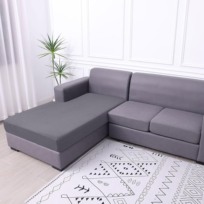 hyha Waterproof Sectional Couch Covers, Non Slip Sofa Couch Cushion Covers L - Image 7