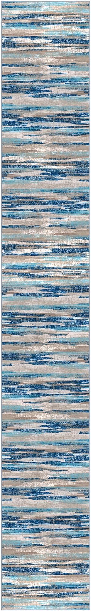 Lansny Modern Abstract Runner Rug 3x18 - Image 9