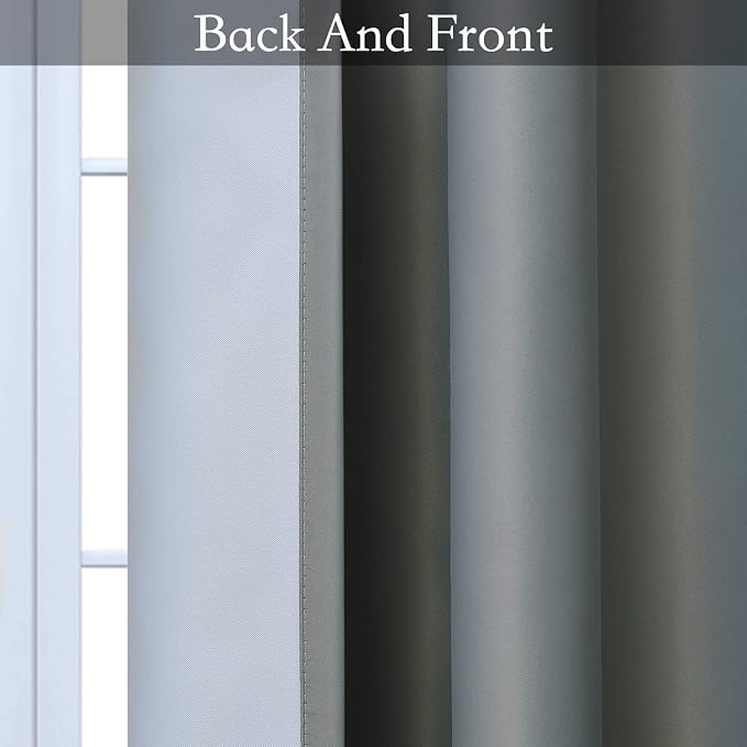 SimpleHome Ombre Curtains 42 x 84 Inch - Image 3