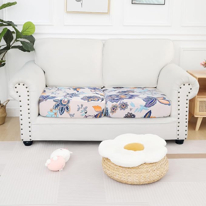 Smiry Printed Couch Cushion Covers, Stretch Soft Couch Covers - Image 5