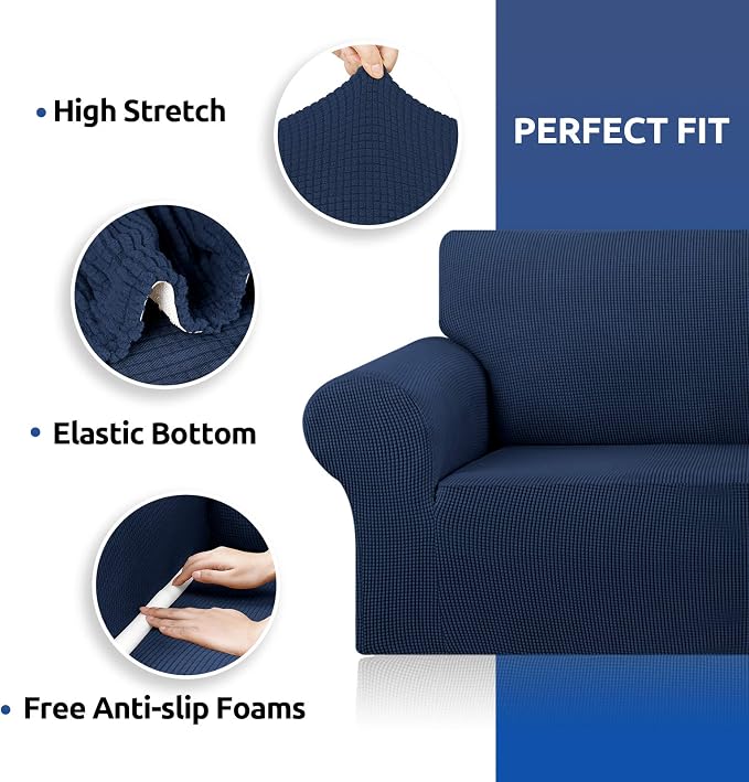 KEKUOU Stretch Sofa Cover Slipcover ，Couch Covers - Image 7