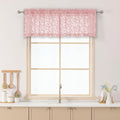Chyhomenyc Blush Pink Sheer Valances by Chyhomenyc