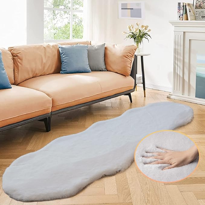 ORINOVA Faux Rabbit Fur Washable Rugs by ORINOVA