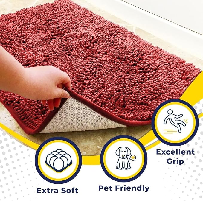 Muddy Mat® | Super Absorbent Door Mat Indoor, Microfiber Quick Dry Chenille - Image 2