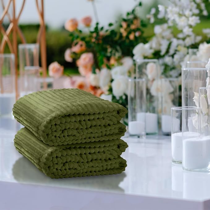 Buryeah 24 Pcs Flannel Throw Blanket Bulk 50 x 60 in Sleepover Blanket Outdoor - Image 6