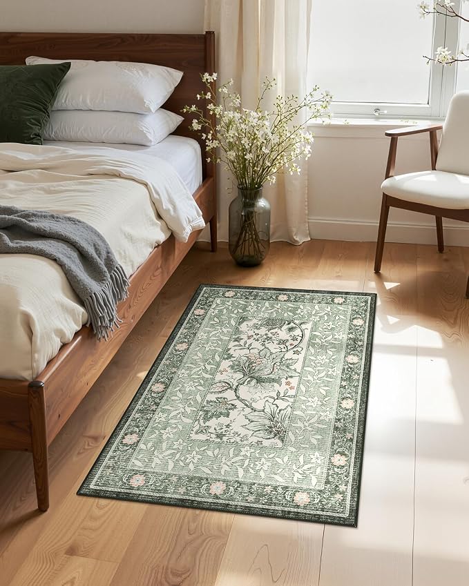 GarveeHome Sage Green 2x3 Door Mat Indoor Rugs - Image 3