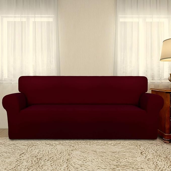 PureFit Super Stretch Sofa Slipcover – Spandex Non Slip Soft Couch Sofa Cover - Image 2