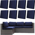 8Pcs Outdoor Cushion Covers, Patio Cushion Covers, Stretch Elastic Slipcovers by dreahoteztil