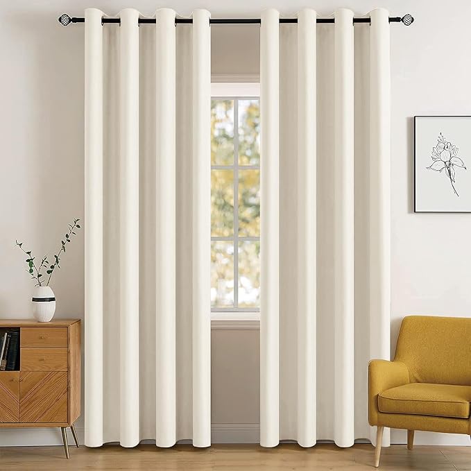 MIULEE Blackout Curtains for Bedroom Living Room Thermal Insulated Room by MIULEE