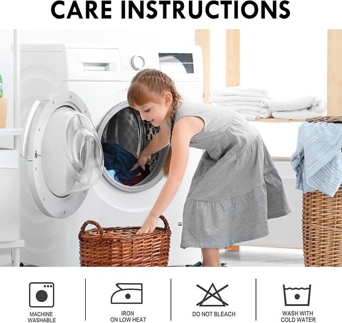 DWCN Short Blackout Curtains for Bedroom 54 Inches Long 2 Panels Set, Solid - Image 7