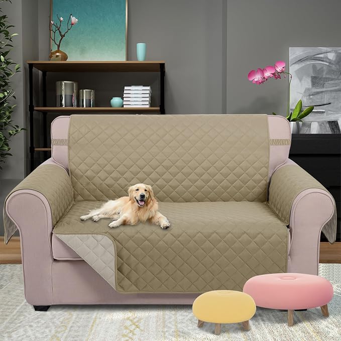 U-NICE HOME Loveseat Sofa Cover Reversible Couch Covers - Image 2