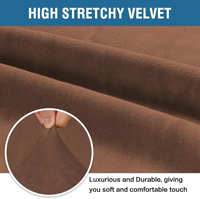 H.VERSAILTEX Stretch Velvet Sofa Covers - Image 3